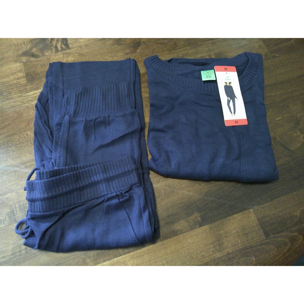 Honeydew Pajama Set Womens Medium Navy NEW 2 PC Jogger Loungewear 1646143